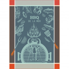BBQ De La Mer Bleu Kitchen Towel 22" x 30"