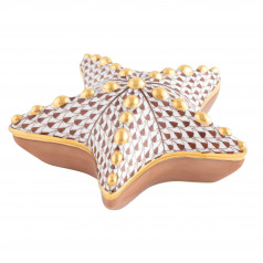 Starfish Box Chocolate 4.25 in L X 4.25 in W X 1.75 in H