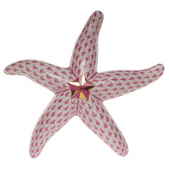 Medium Starfish Raspberry 4 in L
