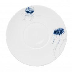 Ocean Coupe Plate, Large Round 12.2" H 1.8" (Special Order)