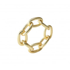 Chain Link Napkin Ring Gold