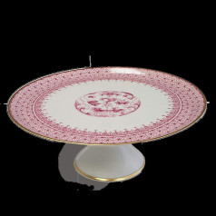 Pink Lace Cake Stand Small