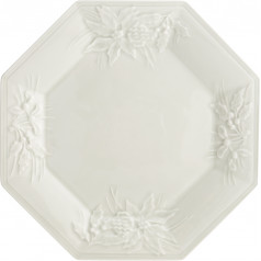 Pinecone Octagonal Luncheon Plate