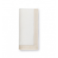 Filetto White/Gold Table Linens