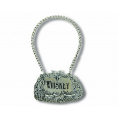 Morning Hunt Pewter Hunt Whiskey Decanter Tag