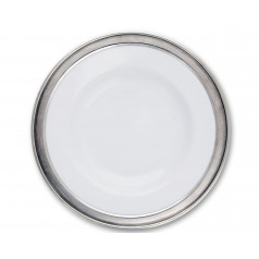 Tribeca Classic Pewter Rim Dinner Plate