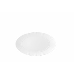 Crown White Medium Oval Platter