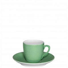 Colors Coffee Cup & Saucer Light Green