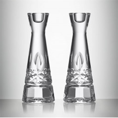 Lismore Round Candlestick 20cm 8in, Set of 2