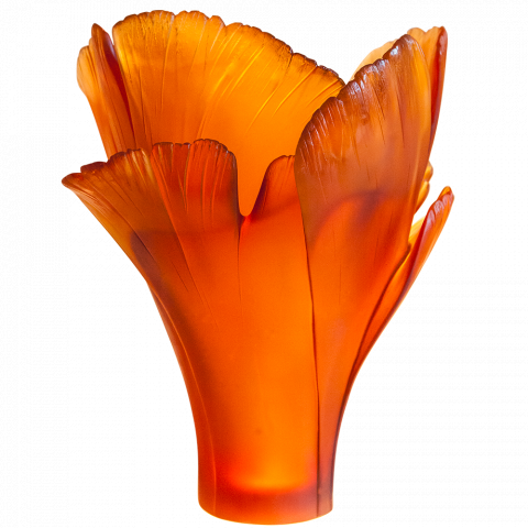 Daum Amber Magnum Vase Height 52 Cm Special Order Gracious Style
