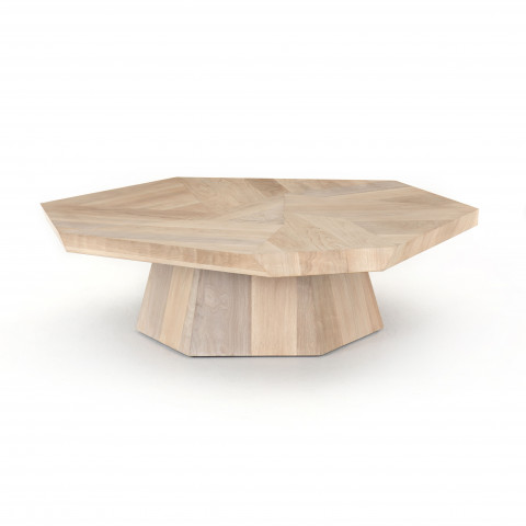 ashen walnut brooklyn coffee table hands four