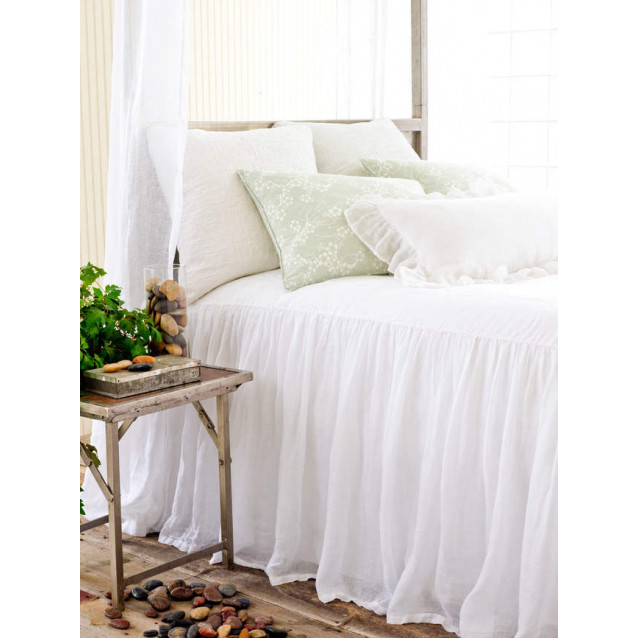 Savannah Linen Gauze White Bedding