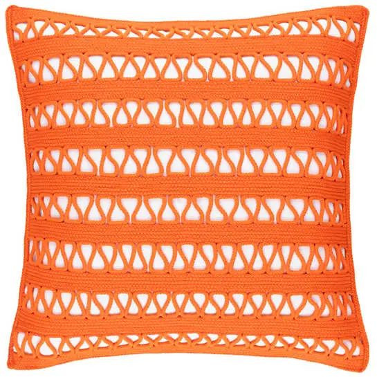 Lanyard Tangerine Indoor/Outdoor Decorative Pillow 20
