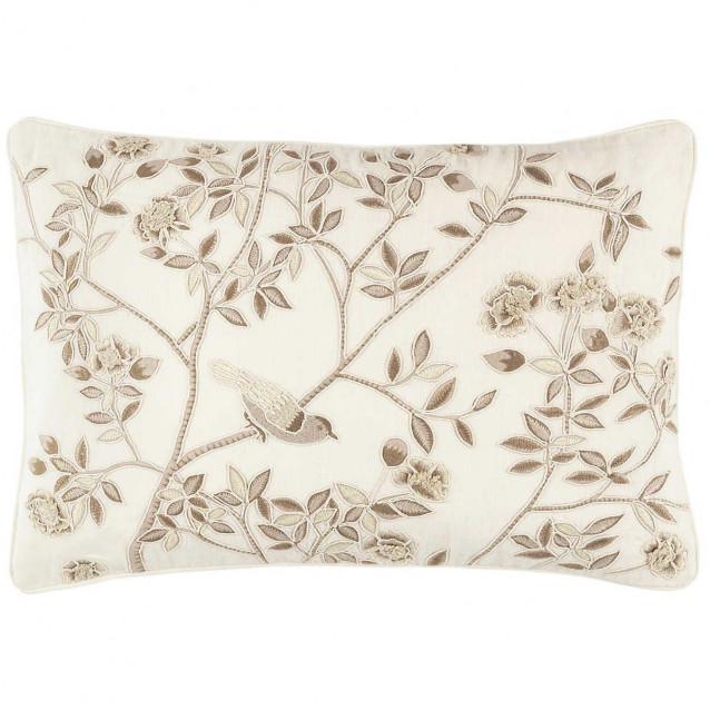 Jane Embroidered Plaster Decorative Pillow 16